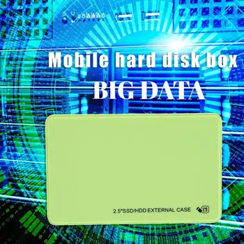 2.5 colio HDD Case SATA į USB 3.0 Adapteris 5 Spalvos Kietąjį Diską Aptvarą SSD Disko Atveju HDD Aptvarą 