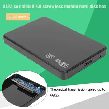 2.5 colių USB 3.0 Micro-B SATA Išorės 6-Gb SSD Kietąjį Diską Enclosurehard disko dėklas su HDD krepšys 