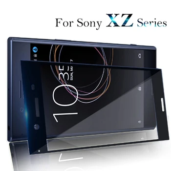 2.5 D Spalvinga Grūdintas Stiklas Sony Xperia XZS XZ XP X XA XA1 Ultra Plonas Screen Protector, atsparus smūgiams Visą Ekraną Padengti Plėvele