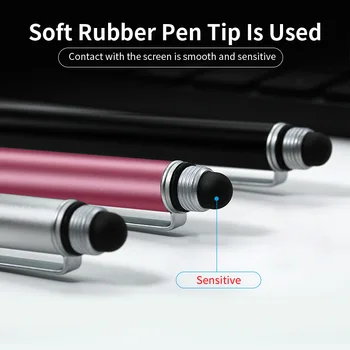 2 In 1 Stylus For Smartphone, Tablet Touch Pen Storas Plonas Piešimo 