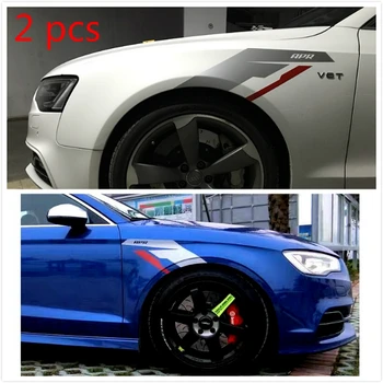 2 vnt Automobilių skirta APR logotipo lipdukas stilius Automobilio sparno lipdukai lipdukas reikmenys Audi A1 A3 A4 A5 A6 A7 A8 Q2 Q3 Q5 Q7 TT