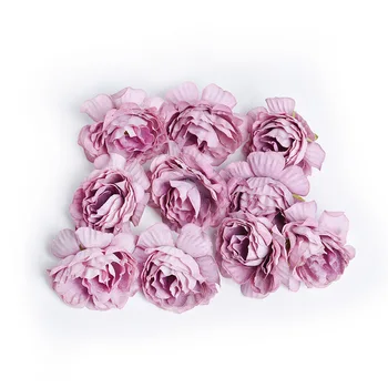 20 dalių, 5cm dirbtinė gėlė šilko rožė gėlių galvos vestuves namų puošybai 