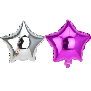 20 vienetų 10 colių penkerių-pažymėjo žvaigždutė folija balionas vaikų gimtadienio šventė vestuvių dekoravimas balionais