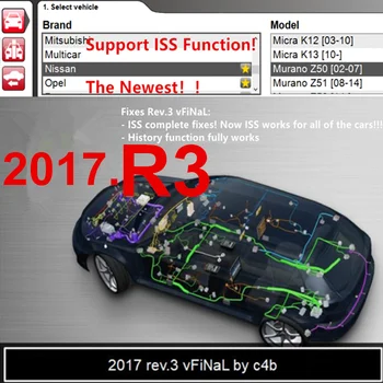 2017 R3 VERSIJOS vd ds150e cdp su TKS FUCTION su cd dvd palaikymas 2017 modelių automobilių, sunkvežimių naujos vci obd2 obdii už delphis