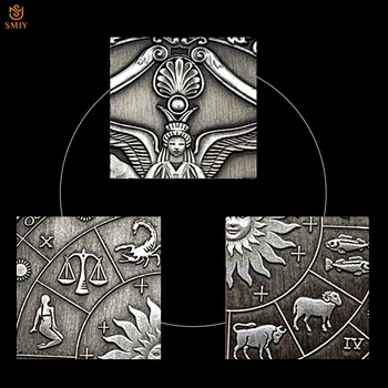 2019 Bronzos Žvaigždynas Suvenyrų Venera Svarstyklės Vakarų Astrologija Iškilumo Kolekcines Monetos Vertės Dovana