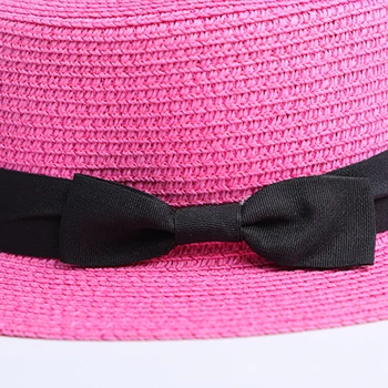 2019 m., Tėvų-vaikų didmeninė saulės butas šiaudų skrybėlę vairininko skrybėlę merginos lankas vasaros Skrybėlės Moterims vaikas ir Paplūdimio butas panama šiaudų skrybėlę