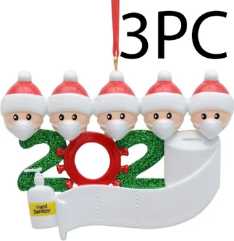 2020 Izoliuoti Kalėdų Šalis Dekoro Dovanos Santa Claus su Kauke Įvairių Kalėdų Medžio Apdaila Visos Serijos