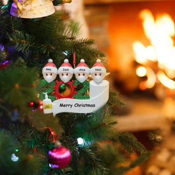 2020 Izoliuoti Kalėdų Šalis Dekoro Dovanos Santa Claus su Kauke Įvairių Kalėdų Medžio Apdaila Visos Serijos
