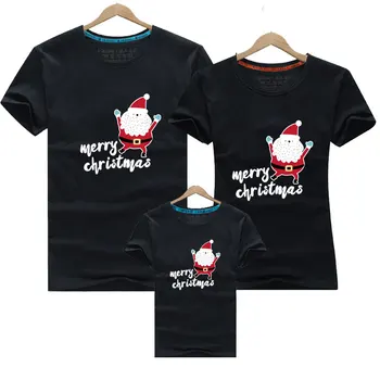 2020 Kalėdų Šeimos Atrodyti Sniego Elnias Mama Mane ir Drabužiai Atitinkančių Šeimos Drabužių Rinkinius, Mama, Dukra, Tėvas Kūdikį T-shirt