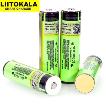 2020 Liitokala 18650), 3,7 V 3400mah NCR18650B už įkrovimo Lthium Akumuliatoriaus apsaugos valdybos Tinka žibintuvėlis baterija