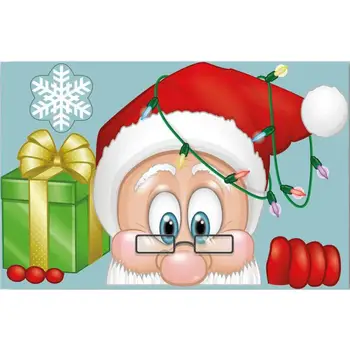 2020 Linksmų Kalėdų Sienų Lipdukai Lango Stiklo Festivalis Sienos Lipdukai Santa Freskomis, Naujieji Metai, Kalėdiniai Papuošalai, Namų Dekoro