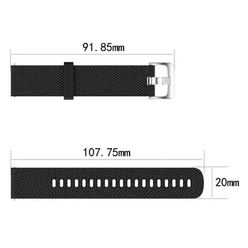 2020 m. NAUJAS 10 Stilius Kietos Tekstūros Dirželis Garmin Venu 20MM Smart Žiūrėti Dirželis su Silikono Sporto Watchband Pakeitimo Band Apyrankė