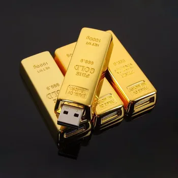 2020 Mados tauriųjų metalų aukso juosta pendrive 128GB 64GB 32GB 16GB 8GB USB Flash Drive, Pen Drive Flash Memory Stick Diskai
