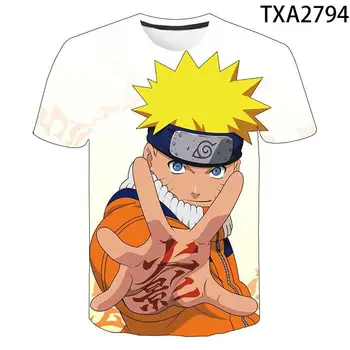 2020 Mados vyriški T-shirt Naruto Vyrų, Moterų 3D T-shirt Naruto Cosplay Palaidinukė Naruto Veiksmų Skaičius, T-marškinėliai, vyriški Viršų