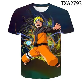 2020 Mados vyriški T-shirt Naruto Vyrų, Moterų 3D T-shirt Naruto Cosplay Palaidinukė Naruto Veiksmų Skaičius, T-marškinėliai, vyriški Viršų