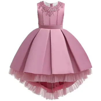 2020 Merginos Prabangūs Suknelė Šalis Elegantiškas Princesė Suknelė Mergaitėms Vestuvių Suknelė Vaikų Lacy Raudona Žalia Suknelė Vestidos 3 8 12 Metų