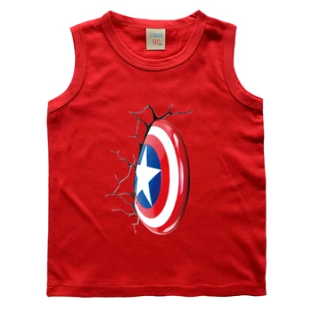 2020 metų Vasaros vaikai, T-marškinėliai Berniukui Drabužių Avenger Berniukų Marškinėliai Drabužių Superherojus Kapitonas Amerika 3D Atspausdintas Marškinėliai Drabužių