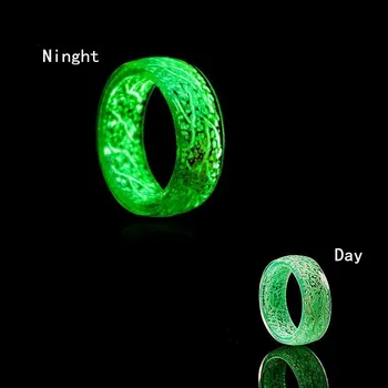 2020 Naujas Dizainas Šviesos Žiedas Piršto Žiedą Mados Spalvotų Vyrų Žiedai Romantiška Švyti Žiedas Vyrams Ir Moterims, Dovana Žiedas
