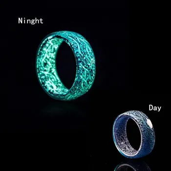 2020 Naujas Dizainas Šviesos Žiedas Piršto Žiedą Mados Spalvotų Vyrų Žiedai Romantiška Švyti Žiedas Vyrams Ir Moterims, Dovana Žiedas