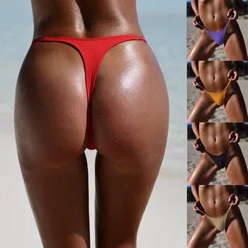 2020 Naujų Karšto Pardavimo Black V Formos, Seksualus Brazilijos Bikini Bottom Moterų Maudymosi Kostiumėliai Maudymosi Kostiumėlį Kamieno Tanga Micro Apatinės Kelnaitės Apatiniai
