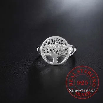 2020 Originalus 925 Sterlingas Sidabro Žiedai Gyvybės Medis Klasikinis Priedai anel Bague anillos Moterų Naujos Motinos Diena Dovanos