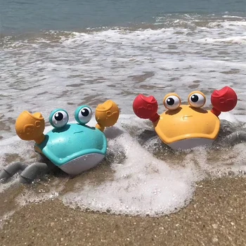 2020 Vaikas Vonios Žaislai Pavasarį Laikrodžio Paplūdimio Žaislų WhaleTortoise Pingvinas Krabų Kūdikių Plaukti Vėjo-Iki Grandinės Žaisti Vandens Žaislas Vaikams Berniukas