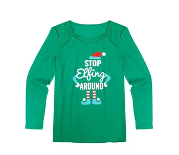 2020 Šeimos Kalėdų Pižama Nustatyti Šeimos derinti Drabužius Kalėdos Šeimos Atrodyti Rūbai Suaugusiems, Vaikams, naktiniai marškiniai, pižamos komplektas Kūdikiui Romper Sleepwear