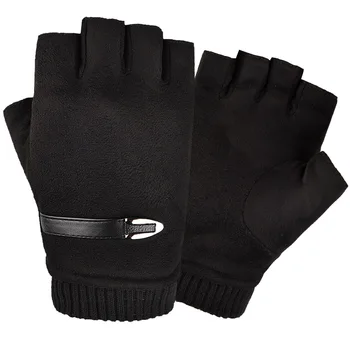 2020new juodos pirštinės pirštinės nepirštuotos guantes nuodėmė dedos vyrų nepirštuotos pirštinės guantes de cuero hombre vyriškos žieminės pirštinės