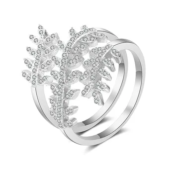 2021 naujas arival madinga branchs 925 sterlingas sidabro mados žiedas dubajaus mergina įsimylėjėlių meilės šalis, dovana, papuošalai, didmeninė R5434