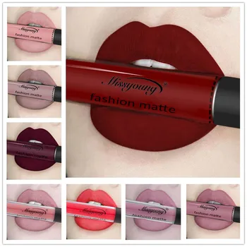 2021 Naujas Lūpų Linijinės Matinis Lūpų Pieštukas atsparus Vandeniui Drėkinamasis lūpų dažai, Lūpų Llipliner Makiažas Pen Šalies Lip Stick Sexy Raudona #TRMJ1