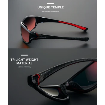 2021 Naujas Prabangus Vyrų Poliarizuota Sportas Saulės Akiniai Vairavimo Žvejybos UV400 akiniai nuo saulės Vyrų Derliaus Vairuotojo Atspalvių Moterims, vyriški Akiniai