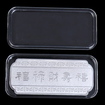 2021 Naujųjų Metų Sidabro Barai Jautis Progines Monetas, Amatų Kinų Zodiako Suvenyrų Medalis
