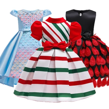 2021 Vaikų Suknelė Elegantiškas Princess Tutu Suknelė Vaikai Oficialią Suknelės Mergaitėms Kostiumas Šalis Vestuvių Suknelė Šalis 3-10 Metų Amžiaus