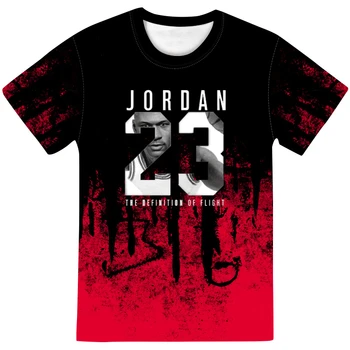 2021 Vasaros Krepšinio Jersey, Jordan vyriškos 3D Spausdinimo Negabaritinių Marškinėliai Madingi Patogus, Kvėpuojantis Trumpas Rankovės 110-6XL