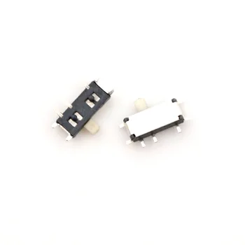 20PCS 7 Pin Mini Pastumkite Jungiklį On-OFF 2Position Micro Skaidrių Perjungimo Jungiklis Miniatiūriniai Horizontalus Pastumkite Jungiklį SMD