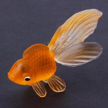 20pcs Gumos Modeliavimas Mažos Žuvelės Aukso Žuvys Vaikams Žaislas Apdaila Vonios Žaislas