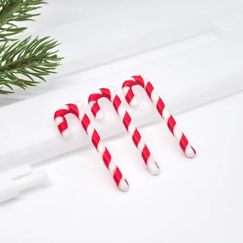 24PCS Kalėdų eglutės kabinti saldainiai cukranendrių kėdžių dekoravimo Kalėdų eglutė karolius, namų dekoracijas vaikų žaislai sumažinti pyragas