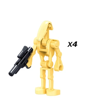 24Pcs/Set Star Wars Battle Droid K2SO Rouge Vieno Modelio Kūrimo Bloką Constuction įrangos pardavimas, biuro įrangos Dovana Žaislai Vaikams