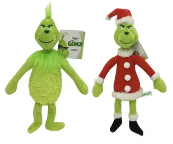 25-32cm 2020 Naujų karšto pardavimo Grinchs Pavogė Filmą Jaunų Grinch Pupelės, Santa Pliušinis Iškamšos Lėlės Rinkti Žaislus Kalėdų Dovana
