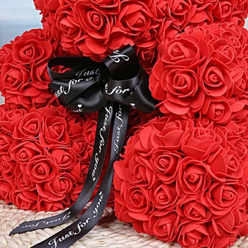 25cm Valentino Rose Turėti Širdį Gėlė, Dovana Draugei Gimtadienio, Vestuvių Dirbtinis Šalies Namų Dekoro Vyno Raudona Rožinė