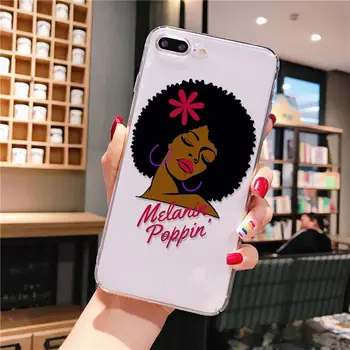 2bunz Melanino Poppin Aba black girl magic Coque Shell Telefono dėklas skirtas iphone 11 12 Pro XS MAX XR 8 7 6 6S Plus X 5 5S SE 12mini