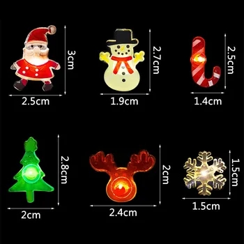 2M 20LED Santa Claus Sniego Medis Šviesos Eilutę Kalėdų Dekoracijas namams 2020 Kalėdų Papuošalai Kalėdų Dovana Naujųjų Metų 2021