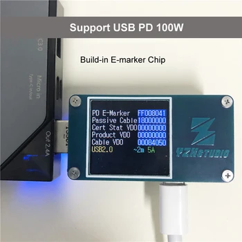 2m PD 100W USB C su USB C Įkrovimo Kabelis 96W 87W 61W 13