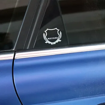 2vnt 3D Puikus metalo automobilių lipdukas Logotipas Ženklelis atveju Dacia Bmw, 