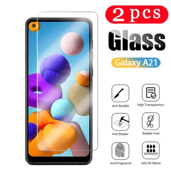 2vnt apsauginės plėvelės Samsung Galaxy A01 A11 A21 A21S A31 A41 A51 A50 A60 A71 A80 A91 grūdintas stiklas telefono screen protector