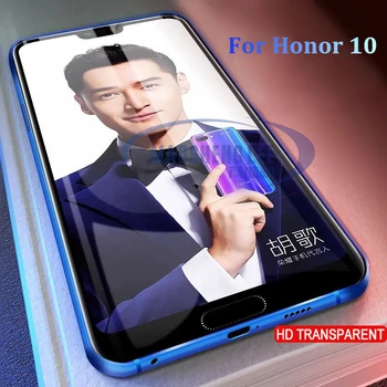 2vnt/daug Visiškai Grūdintas Stiklas Huawei Honor 10 Screen Protector 9H Kovos su 