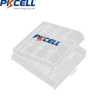 2VNT PKCELL Turėtojas Atveju Plastikiniai Nešiojami Langelį AA AAA Įkrovimo / Pirminės Baterijos