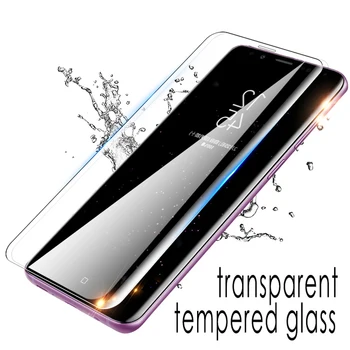 2vnt samsung Galaxy S10 S10e S8 S9 plus grūdinto stiklo S5 S6 S7 krašto apsaugine plėvele išmanusis telefonas screen protector