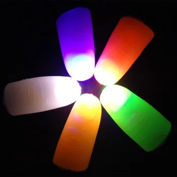 2vnt Stebuklinga žaislų Thumbs LED Baterija Thumbs Pirštus Šviesos Apgauti Prop Šalis Tiekimo Kūrybos Magija Kūrėjai Juokinga vaikams dovanos