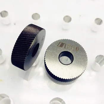 2VNT tinklinės knurling įrankis 26x8x8mm plieno vieno tiesiai varantys 0,8 mm 1,0 mm 1,2 mm, 1.6 mm 2,0 mm 3.0 mm žingsnio HSS knurling varantys